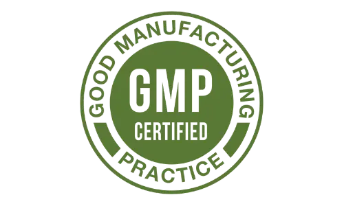 Green GMP certification badge